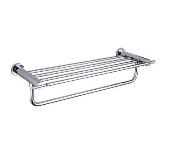 Полка с держателем для полотенец Gappo G1824 580 мм Хром (57917) Полка с держателем для полотенец Gappo G1824 580 мм Хром (57917)