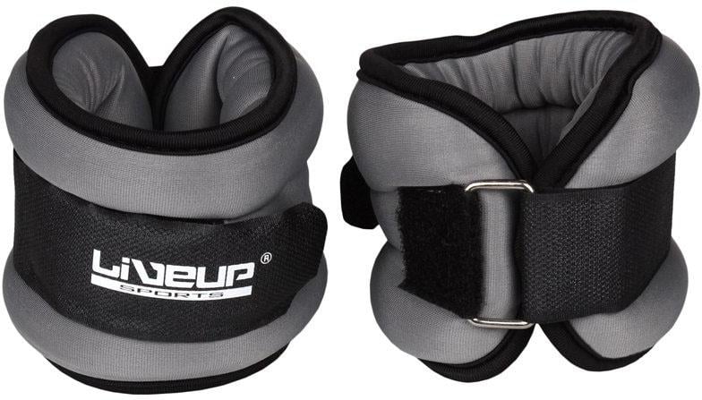 Утяжелители для лодыжки/запястья LiveUp WRIST/ANKLE WEIGHT 2 шт. 1,0 кг Черно-серый (LS3049-1) - фото 2 Утяжелители для лодыжки/запястья LiveUp WRIST/ANKLE WEIGHT 2 шт. 1,0 кг Черно-серый (LS3049-1) - фото 2
