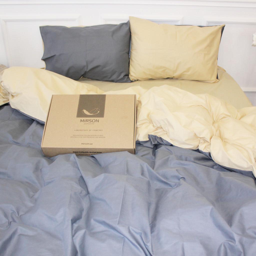 Комплект постельного белья MirSon Ranforce Elite Marco 12-0712+16-5803 Бязь 2х160х220 см (2200004730691)