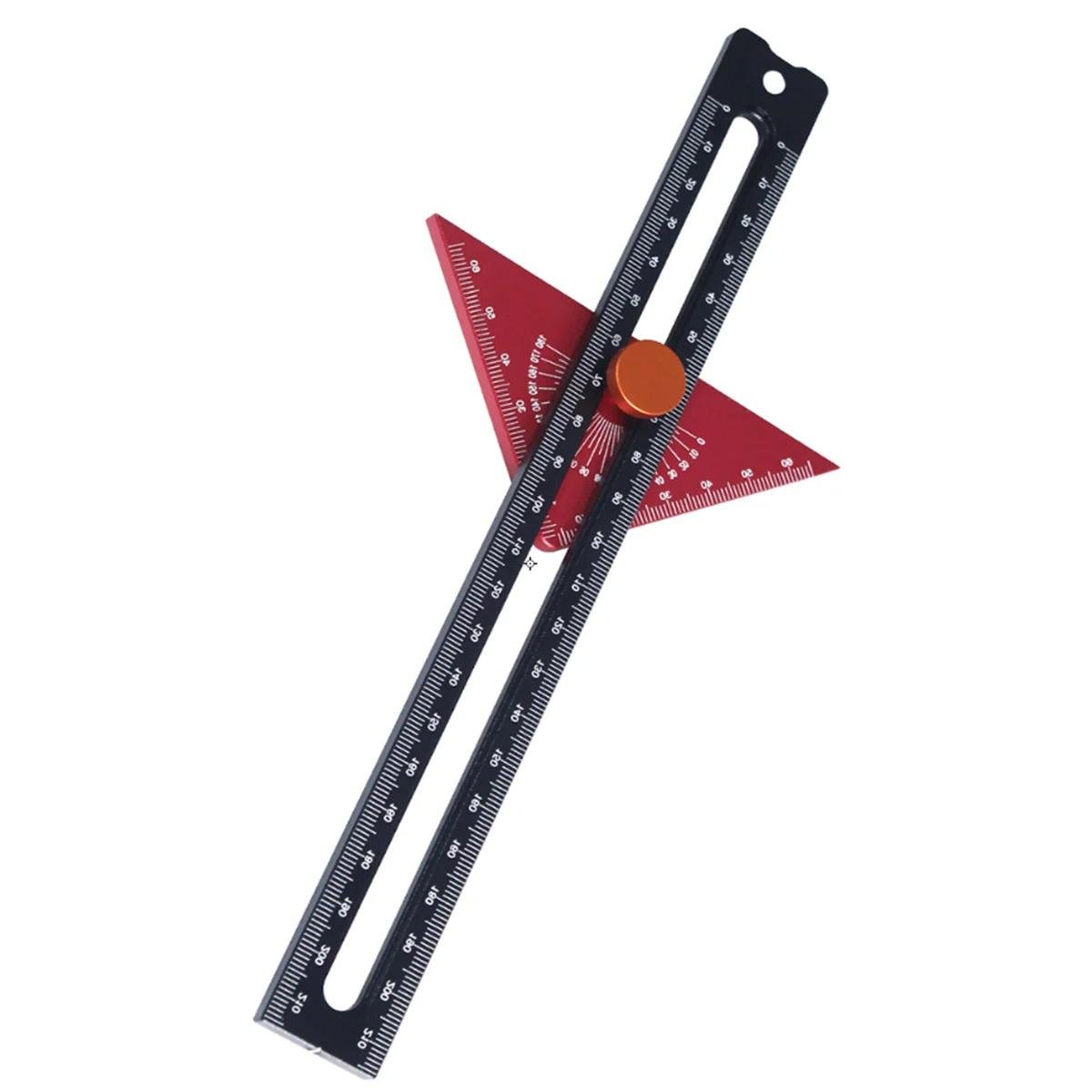 Линейка для кромок по дереву с регулируемым транспортиром 0-180° (168672) Линейка для кромок по дереву с регулируемым транспортиром 0-180° (168672)