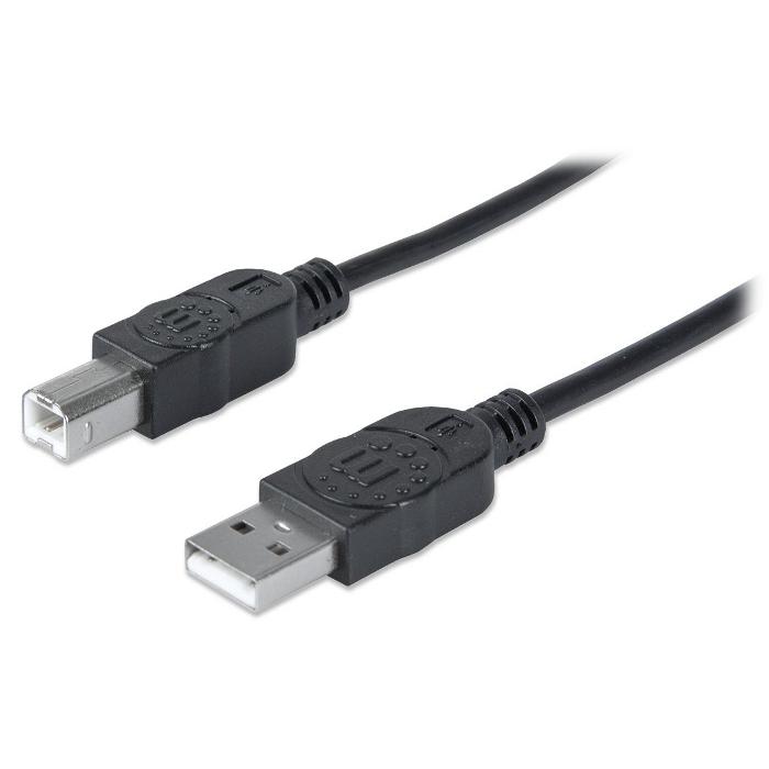 Кабель Manhattan Hi-Speed USB B Device Cable 1,8 м (333368)