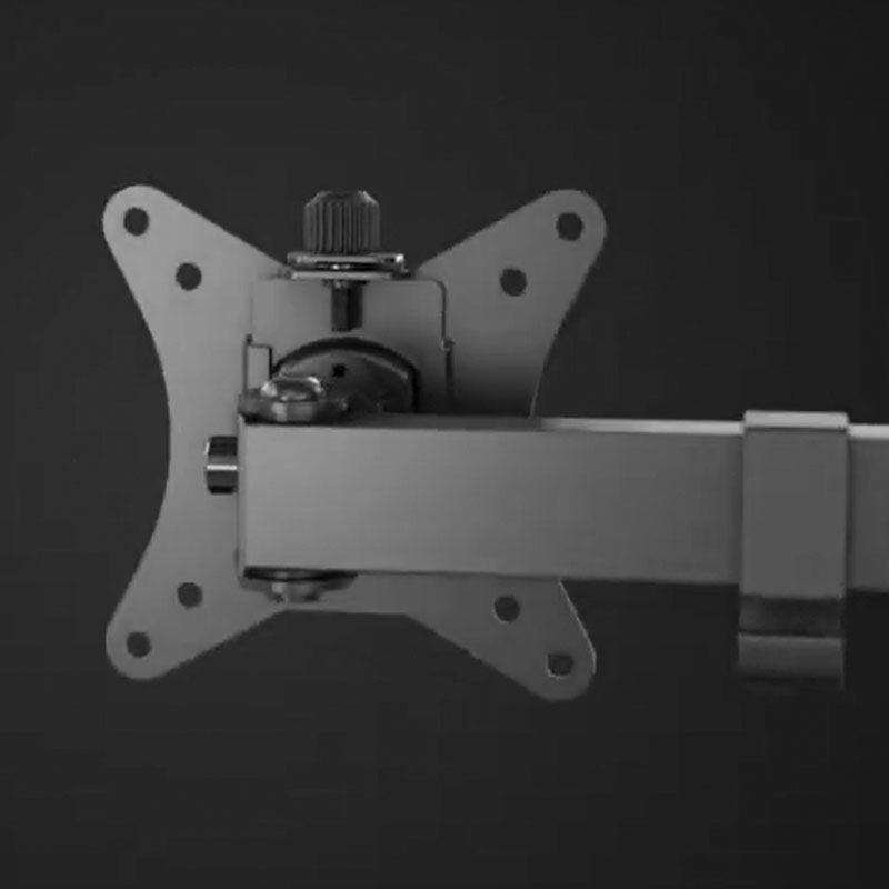 Кронштейн для монітора Brateck LDT66-C024 для двох моніторів 15-26" Чорний (22631568) - фото 4