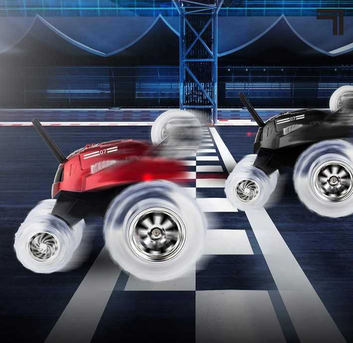 Автомобіль із дистанційним керуванням RC Cars Thunder Tumbler Race Monster Truck Black - фото 5 Автомобіль із дистанційним керуванням RC Cars Thunder Tumbler Race Monster Truck Black - фото 5