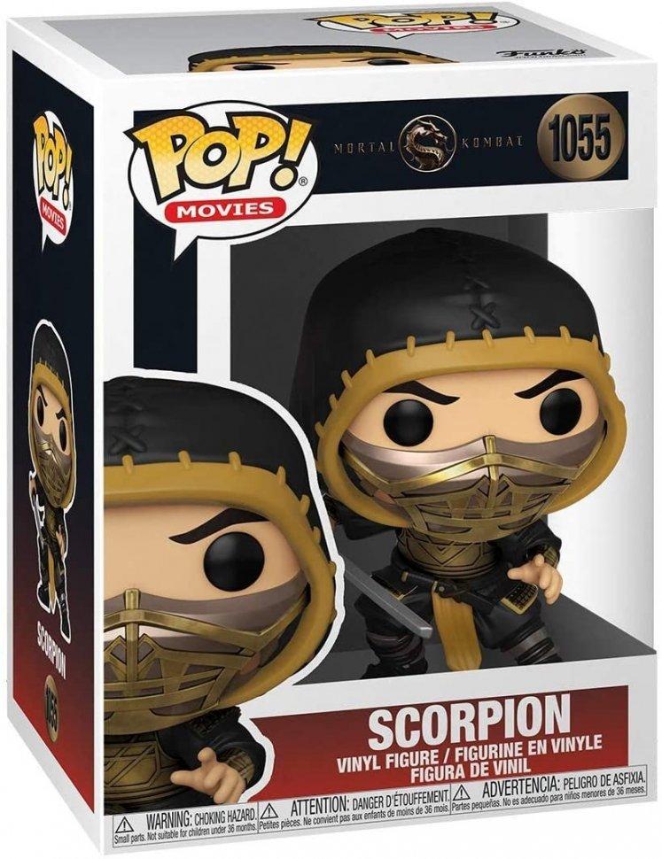 Фигурка Funko Pop Mortal Kombat X Scorpion 1055 MK S 10 см - фото 1