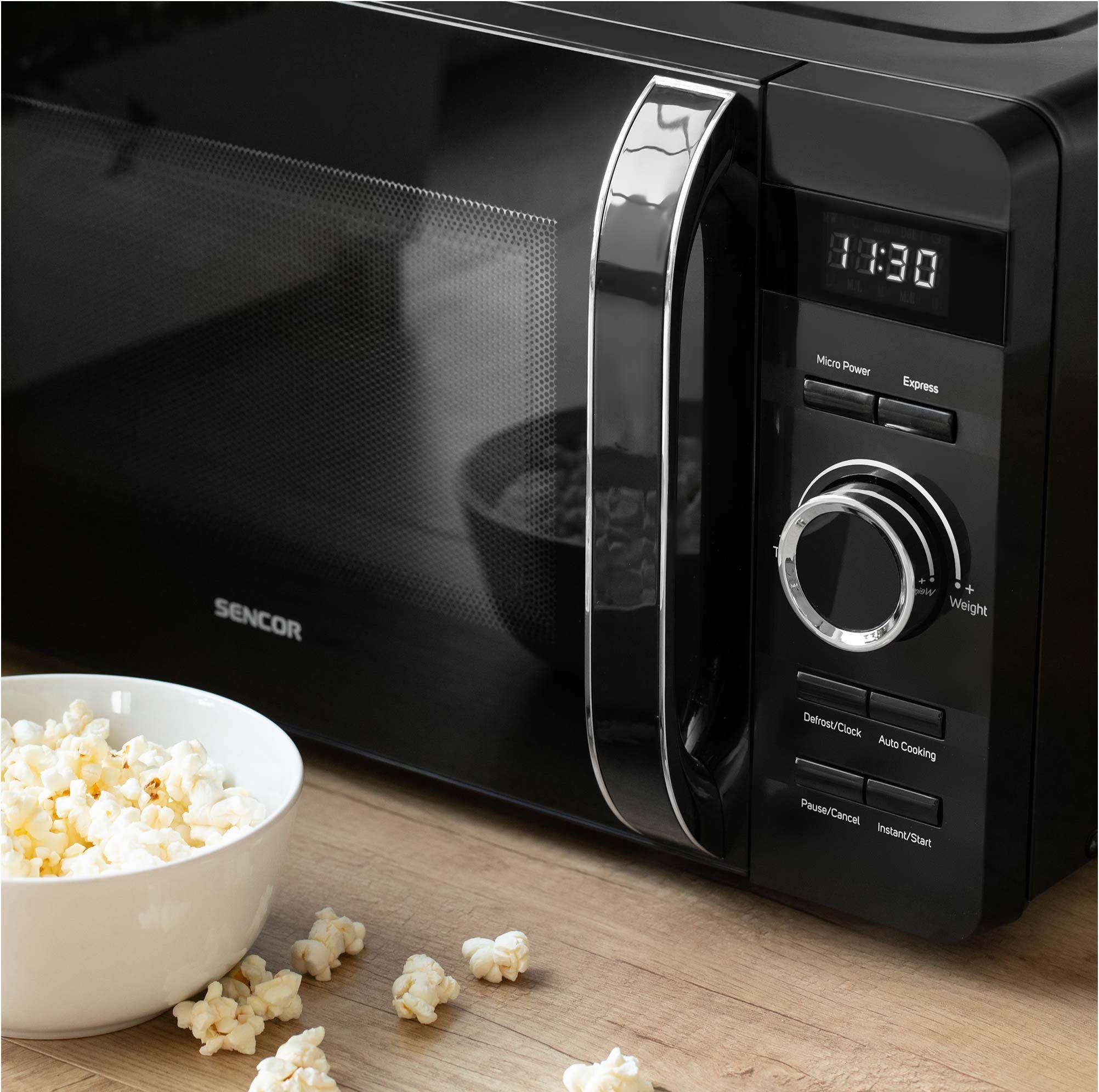 Мікрохвильова піч Sencor з електронним керуванням 800 Вт 17 л Чорний (SMW5117BK) - фото 3 Мікрохвильова піч Sencor з електронним керуванням 800 Вт 17 л Чорний (SMW5117BK) - фото 3
