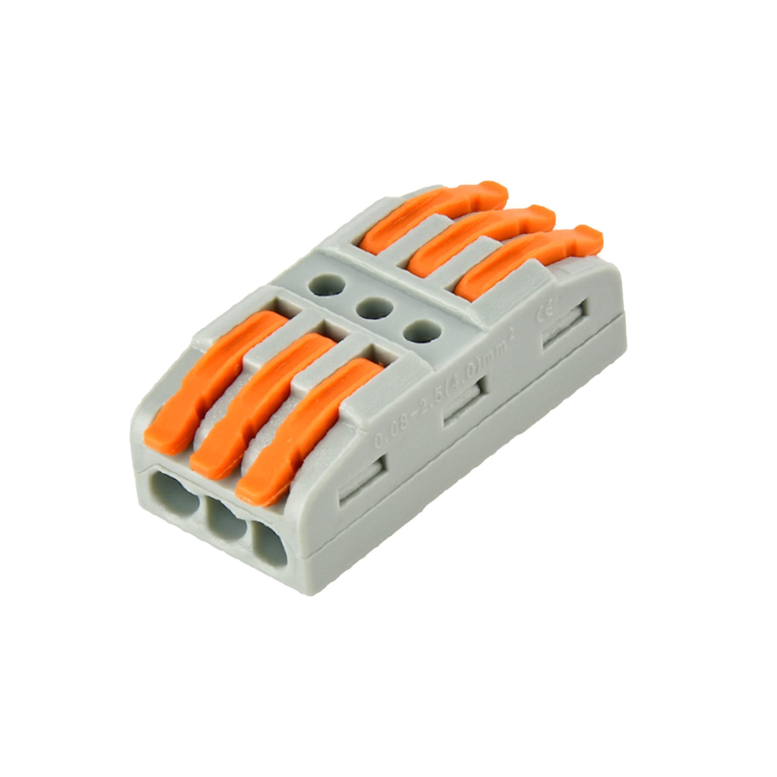 Клемма соединительная проходная HOROZ ELECTRIC 3Р 32А 0,08-414 мм2 (106-005-0003-010)