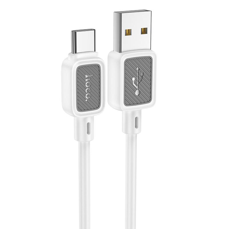 Дата-кабель Hoco X108 Benefit USB to Type-C 3A 1 м White (00000073868_1)