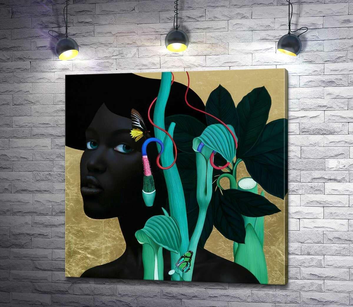 Картина ArtPoster Флора (Flora) -  Слава Фокк (Slava Fokk) 130x129 см Модуль №1 (003563)