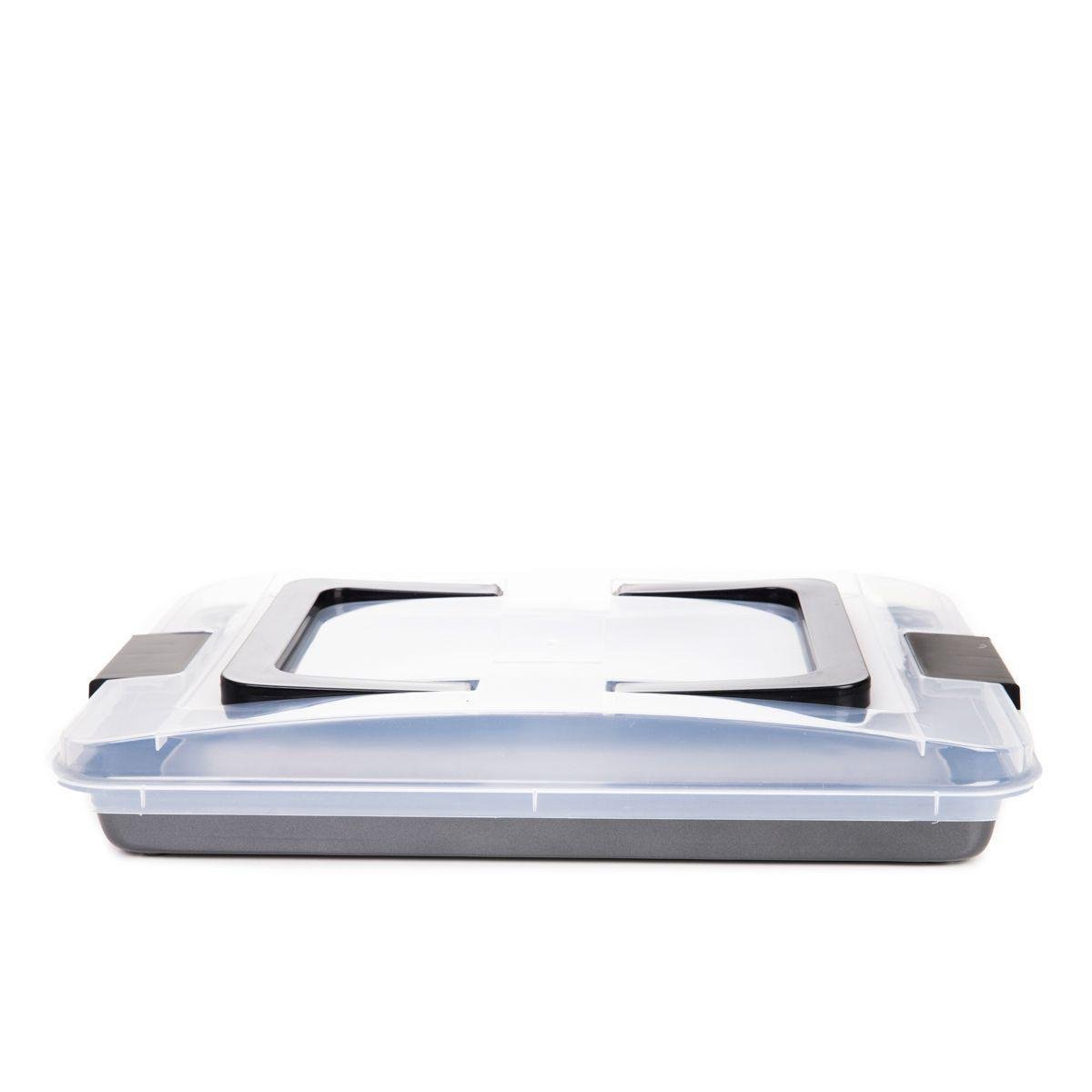 Форма с крышкой для выпечки Homla FEBE 42x29 см Черный (210998)