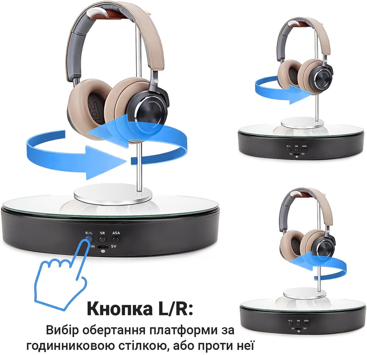 Столик поворотный для фото Andoer TT-19 для 3D и предметной съемки 360° с зеркальной накладкой 19 см Черный - фото 10 Столик поворотный для фото Andoer TT-19 для 3D и предметной съемки 360° с зеркальной накладкой 19 см Черный - фото 10