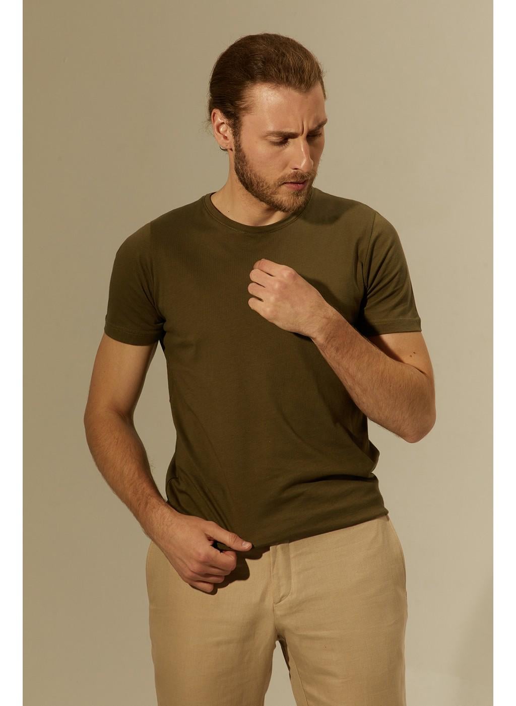 Футболка чоловіча NAVI NVB-TX-003-Z XL Зеленый