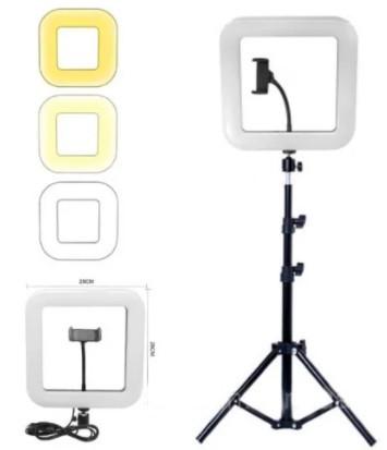 Квадратна лампа LED Ring 30 см з тримачем и штативом (LR-2 VP) - фото 10 Квадратна лампа LED Ring 30 см з тримачем и штативом (LR-2 VP) - фото 10