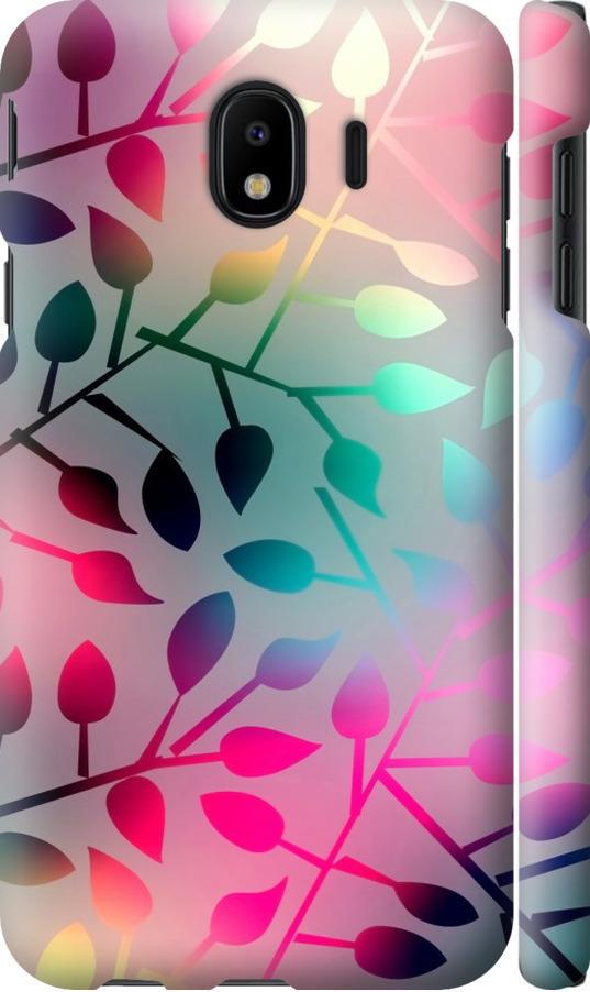 Чохол на Samsung Galaxy J4 2018 Листя (2235m-1487-42517)