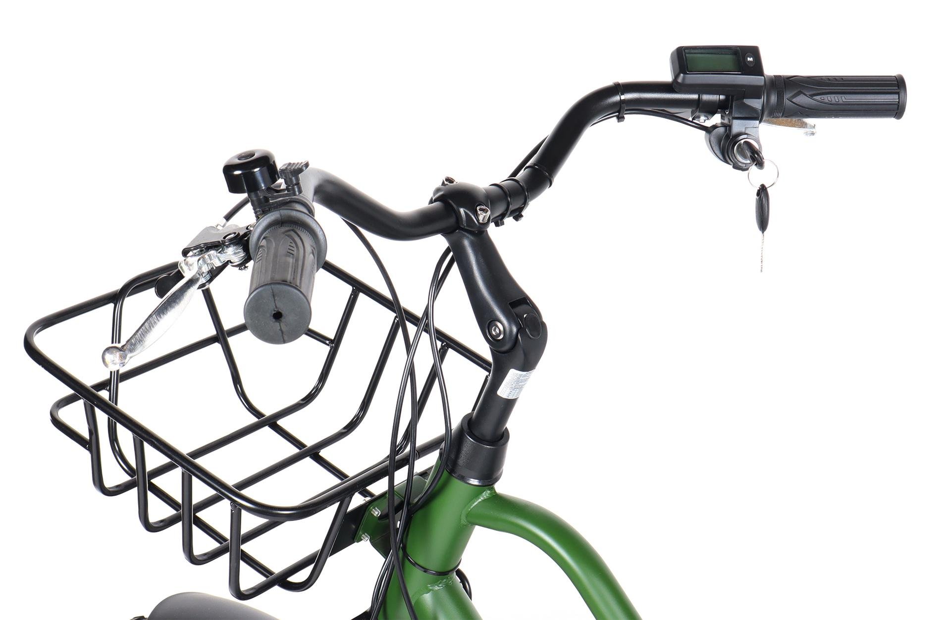 Електровелосипед триколісний Velomotor Сargo 36V 500W з акумулятором Li-ion 10 Ah Зелений (10208350) - фото 4 Електровелосипед триколісний Velomotor Сargo 36V 500W з акумулятором Li-ion 10 Ah Зелений (10208350) - фото 4