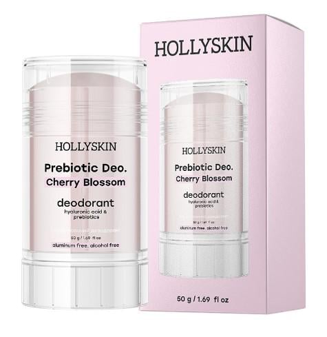 Парфюмированный дезодорант с гиалуроновой кислотой и пребиотиками HOLLYSKIN Prebiotic Deo Cherry Blossom 50 г