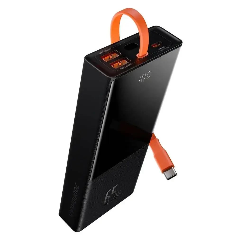 Внешний аккумулятор Baseus Elf Digital Display 65W 20000 mAh Black - фото 6