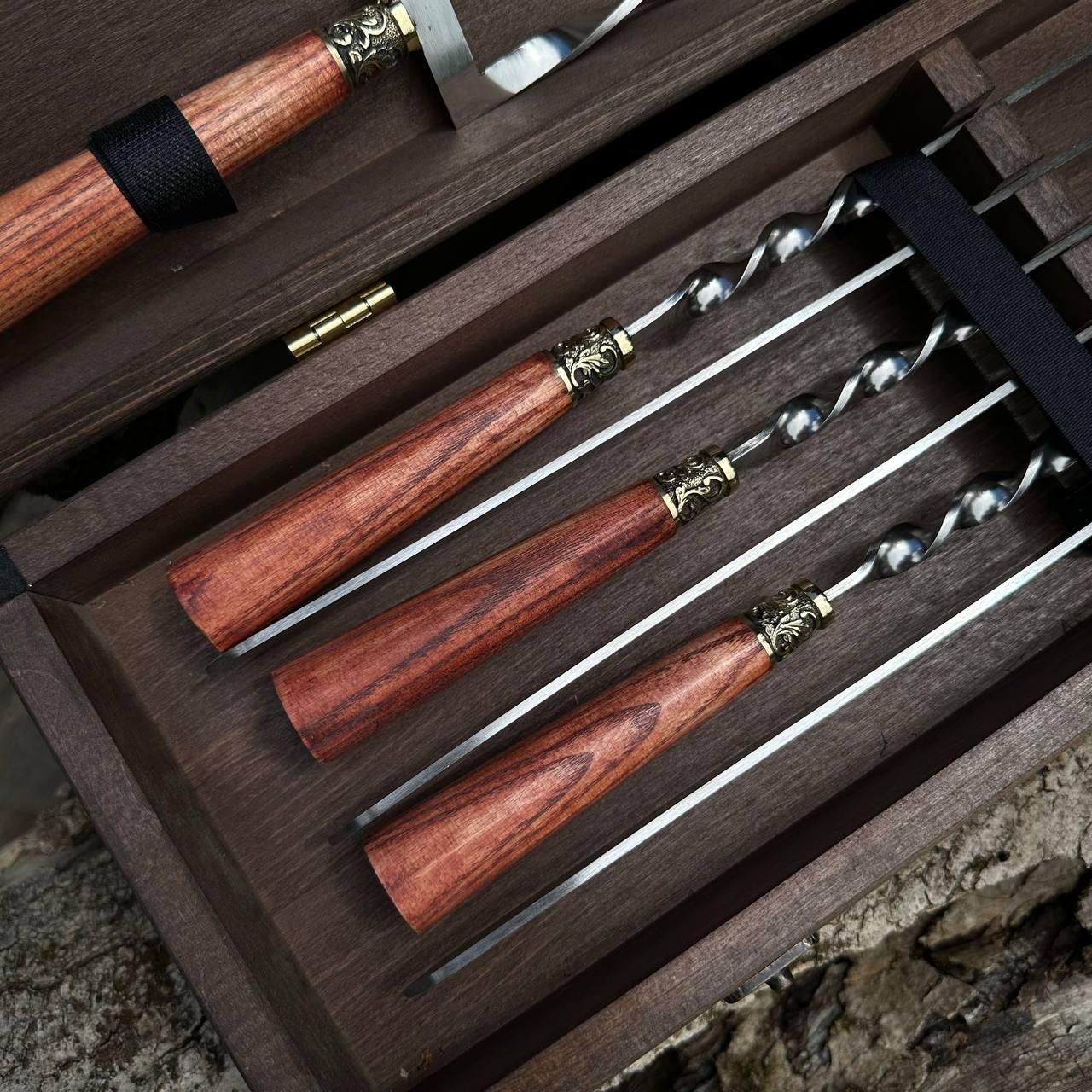 Набор шампуров 11-1 в кейсе (19133914)