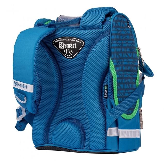 Рюкзак шкільний каркасний SMART 556343 Megapolis Синій (4823091913006) - фото 4 Рюкзак шкільний каркасний SMART 556343 Megapolis Синій (4823091913006) - фото 4