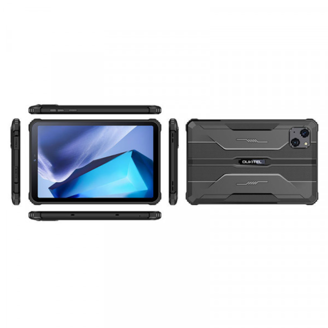 Планшет захищений Oukitel RT3pro 8" HD 4GB/128 GB G81 5150 mAh 16+8 Мп IP69K LTE Black (RT3pro_Black) - фото 7 Планшет захищений Oukitel RT3pro 8" HD 4GB/128 GB G81 5150 mAh 16+8 Мп IP69K LTE Black (RT3pro_Black) - фото 7