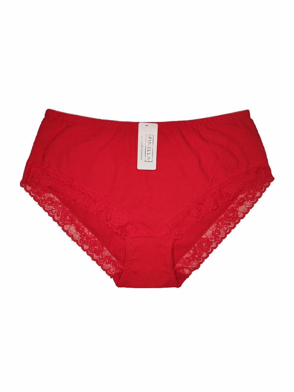 Трусы женские коттоновые Finella 127 3XL р. 52-54 Красный