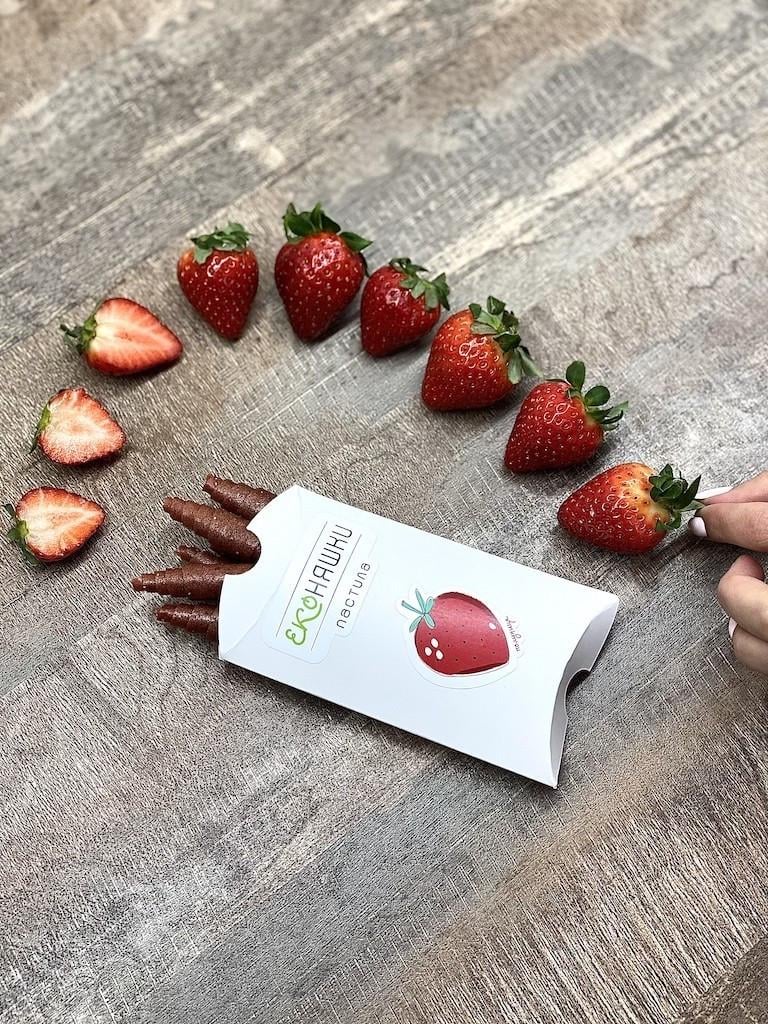 Пастила Еко Няшки Клубничная без сахара 50 г (PASPIL50POLUN) - фото 2