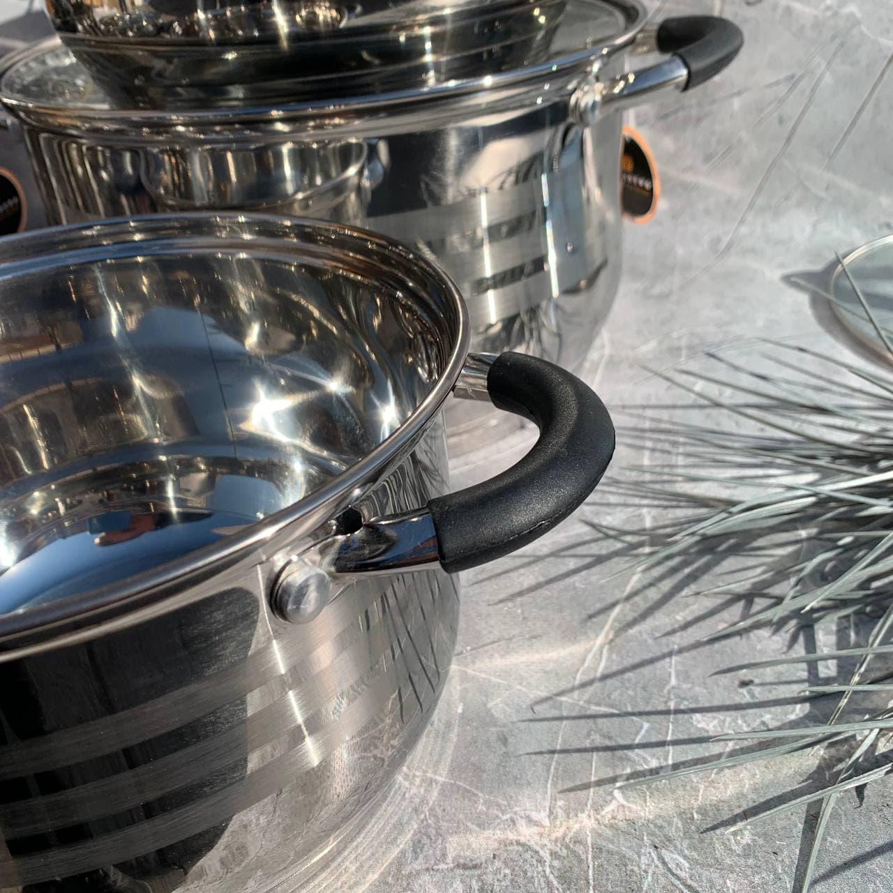 Набір каструль Edenberg EB-2414 12 пр. - фото 7