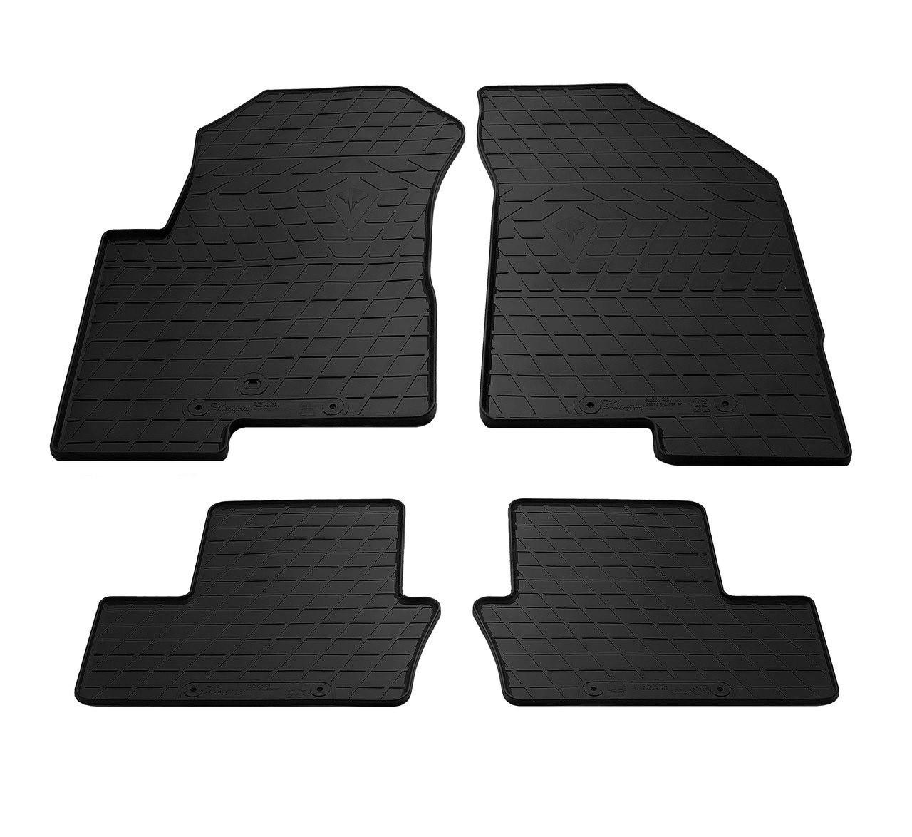 Коврики резиновые Stingray для Dodge Caliber 07- design 2016 4 шт. (1053014)