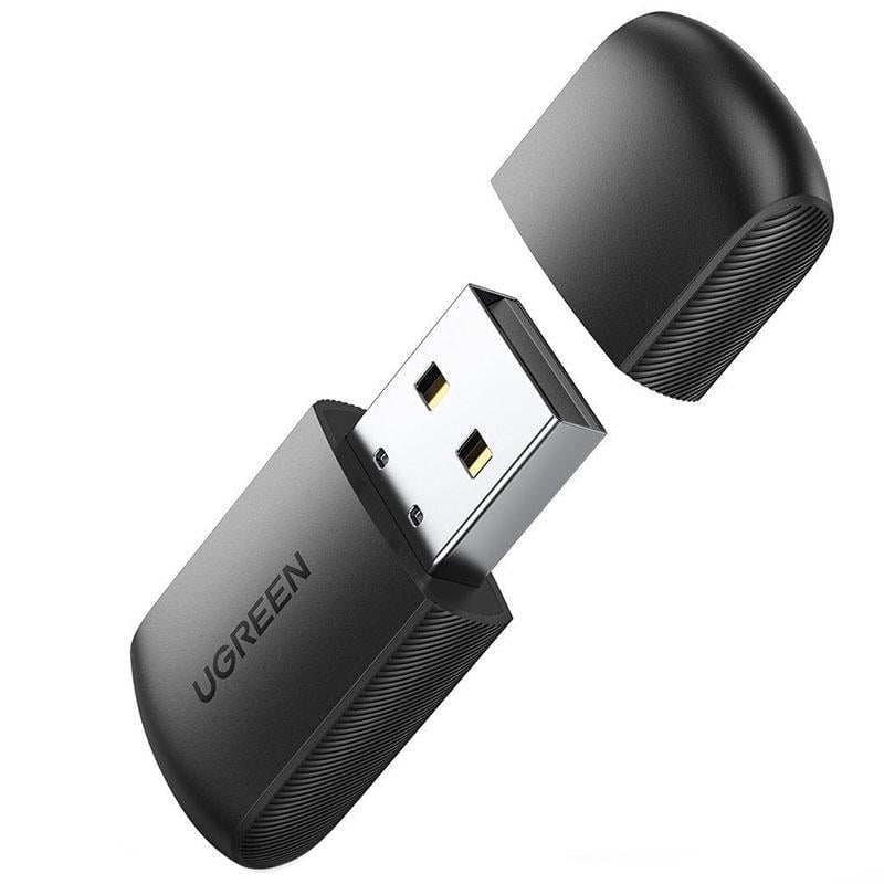 Адаптер WI-FI UGREEN CM448 AC650 11ac Dual-Band Wireless USB 5G/2.4G Adapter Black (20204)