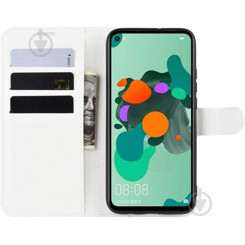 Чохол-книжка Litchie Wallet Huawei Mate 30 Lite / Nova 5i Pro White (hub_UIaO81534) - фото 4