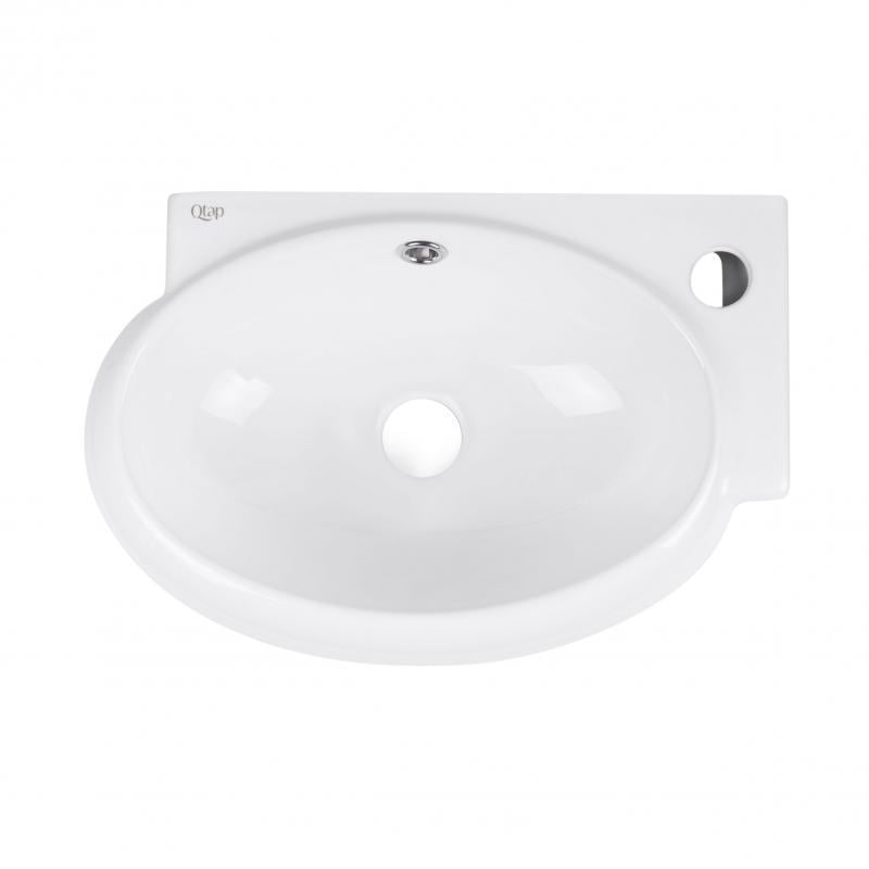 Раковина Qtap Leo 430x290x140 мм White (QT11115011RWN)