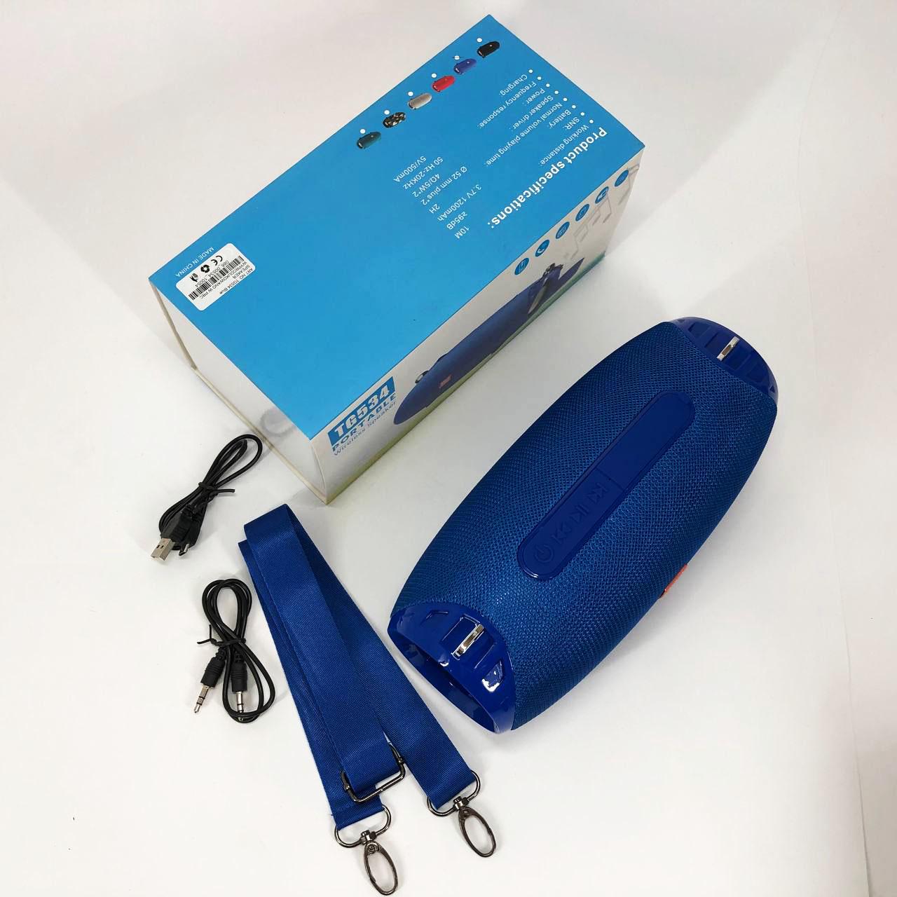 Колонка портативная с ремешком TG534 SD IPX5 Синий - фото 13 Колонка портативная с ремешком TG534 SD IPX5 Синий - фото 13