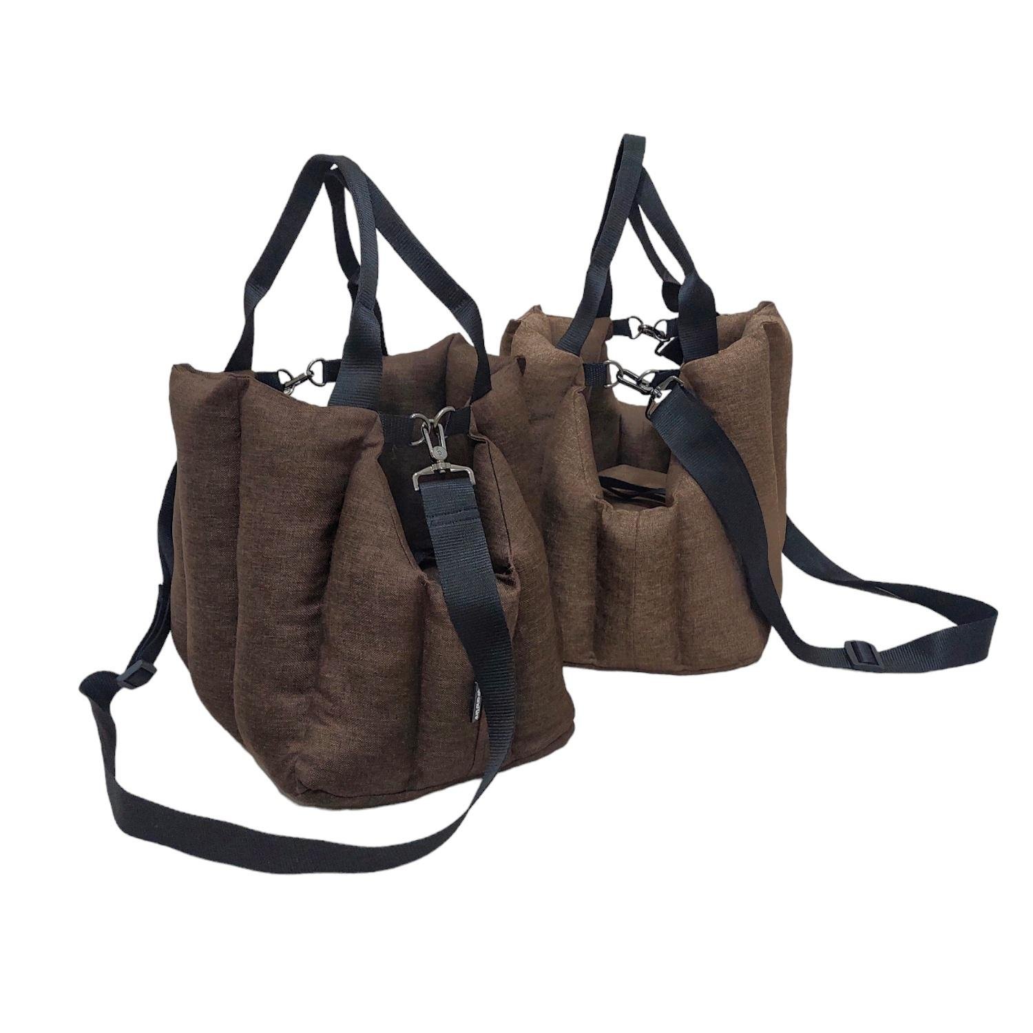 Сумка-переноска для тварин 45х30х37 см Темно-коричневий (7653453) - фото 8 Сумка-переноска для тварин 45х30х37 см Темно-коричневий (7653453) - фото 8