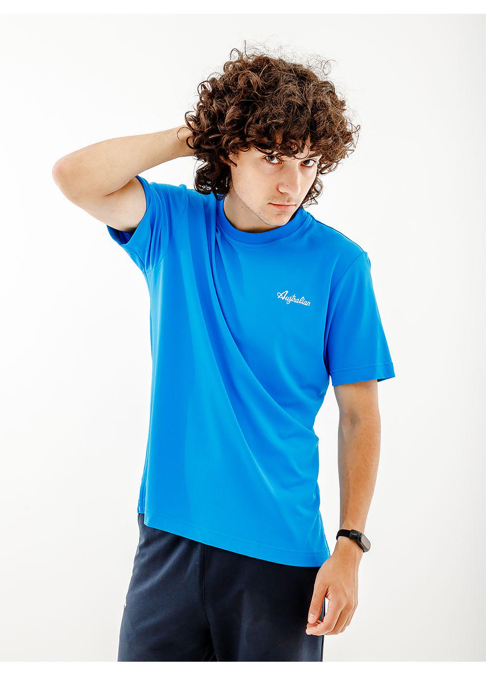Футболка мужская Australian EASY TECH PIQUE' T-SHIRT R-FIT S Голубой (7dLSUTS0003-626 S)