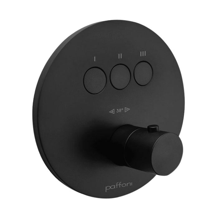 Наружная часть смесителя PAFFONI Compact Box CPT019NO с термостатом Черный (142177)