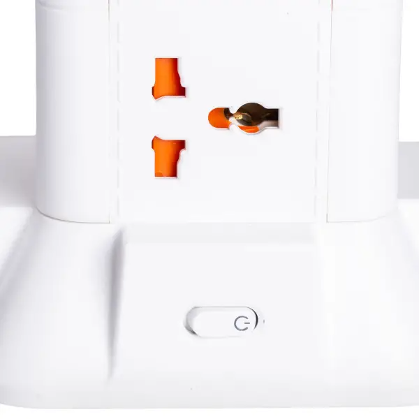 Фильтр-удлинитель сетевой TOWER 6 розеток LED-лампа 3USB + 1PD 2,8 м Белый (HP-5-1) - фото 8 Фильтр-удлинитель сетевой TOWER 6 розеток LED-лампа 3USB + 1PD 2,8 м Белый (HP-5-1) - фото 8