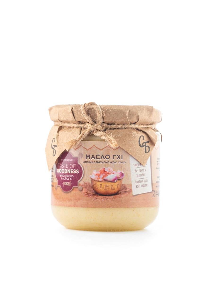 Сливочное масло ГХИ Смак Благості со вкусом чеснок с гималайской солью 175 г