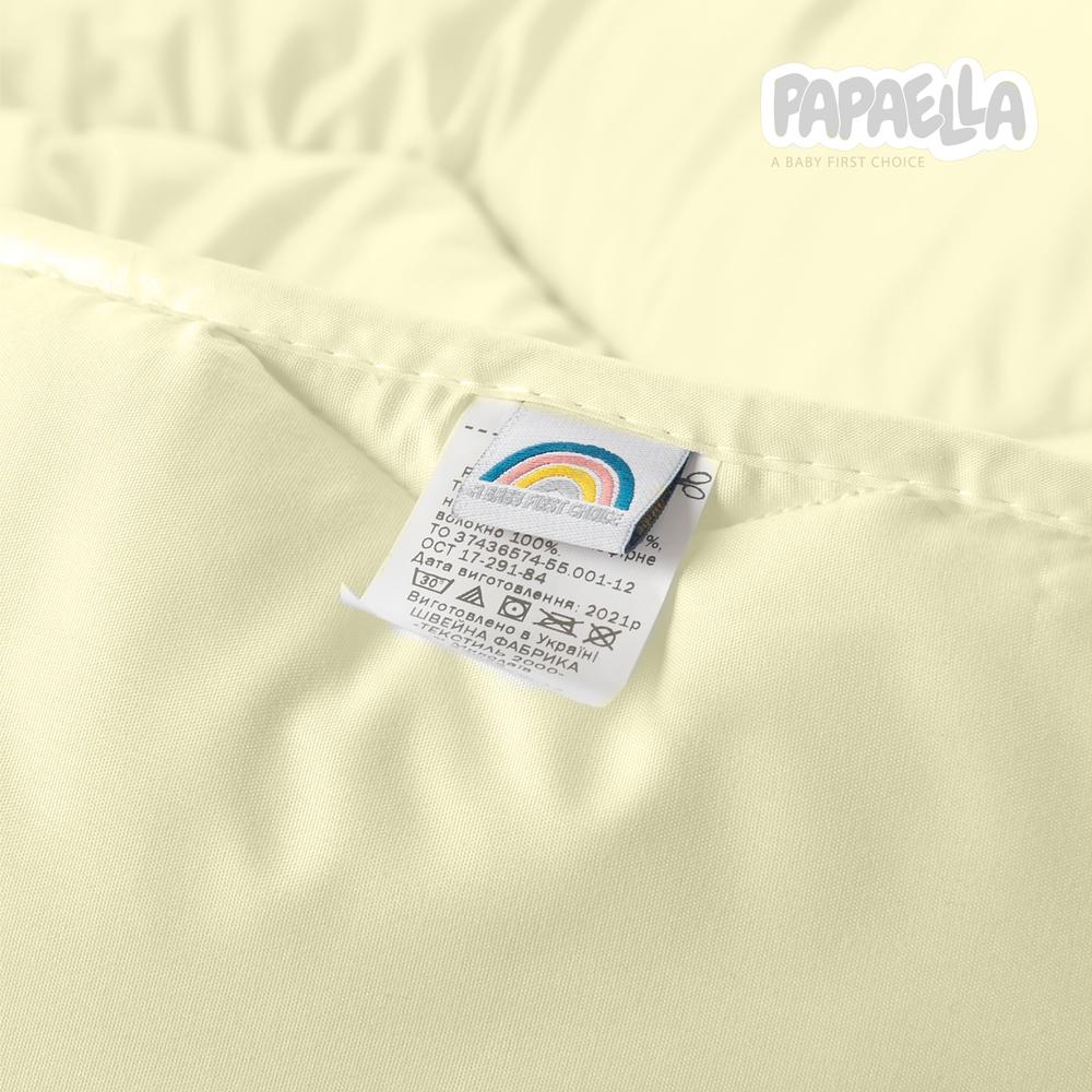 Ковдра дитяча PAPAELLA Comfort антиалергенна 100х135 см Молочний (23999) - фото 3