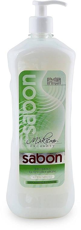 Жидкое крем-мыло Армони Sabon Мягкость бархата с дозатором 1000 мл
