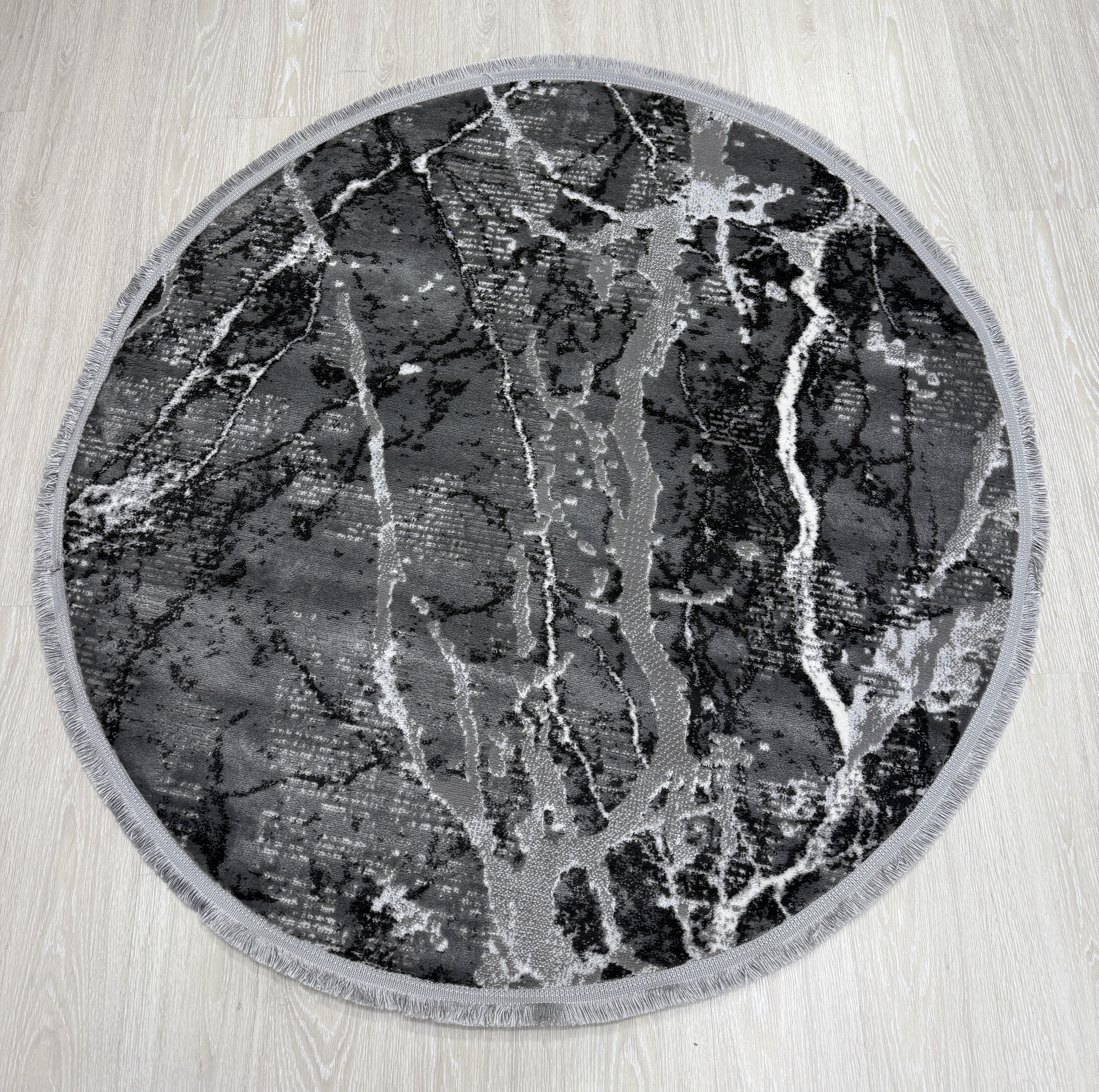 Ковер Mars с невысоким ворсом 200x200 см круг Антрацитовый (4640AA/KGS13) - фото 12 Ковер Mars с невысоким ворсом 200x200 см круг Антрацитовый (4640AA/KGS13) - фото 12