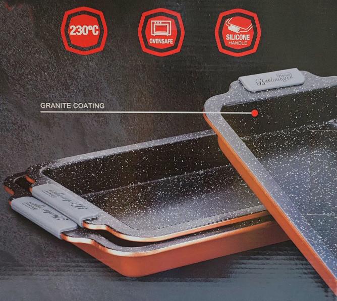 Набір форм для випічки Bachmayer Granit BM-340 3 шт. - фото 2