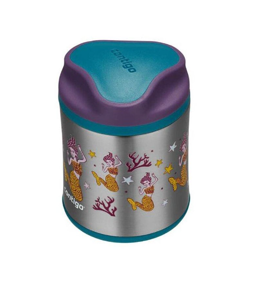 Термос для еды детский Contigo Food Jar с русалками 0,3 л (2136764)