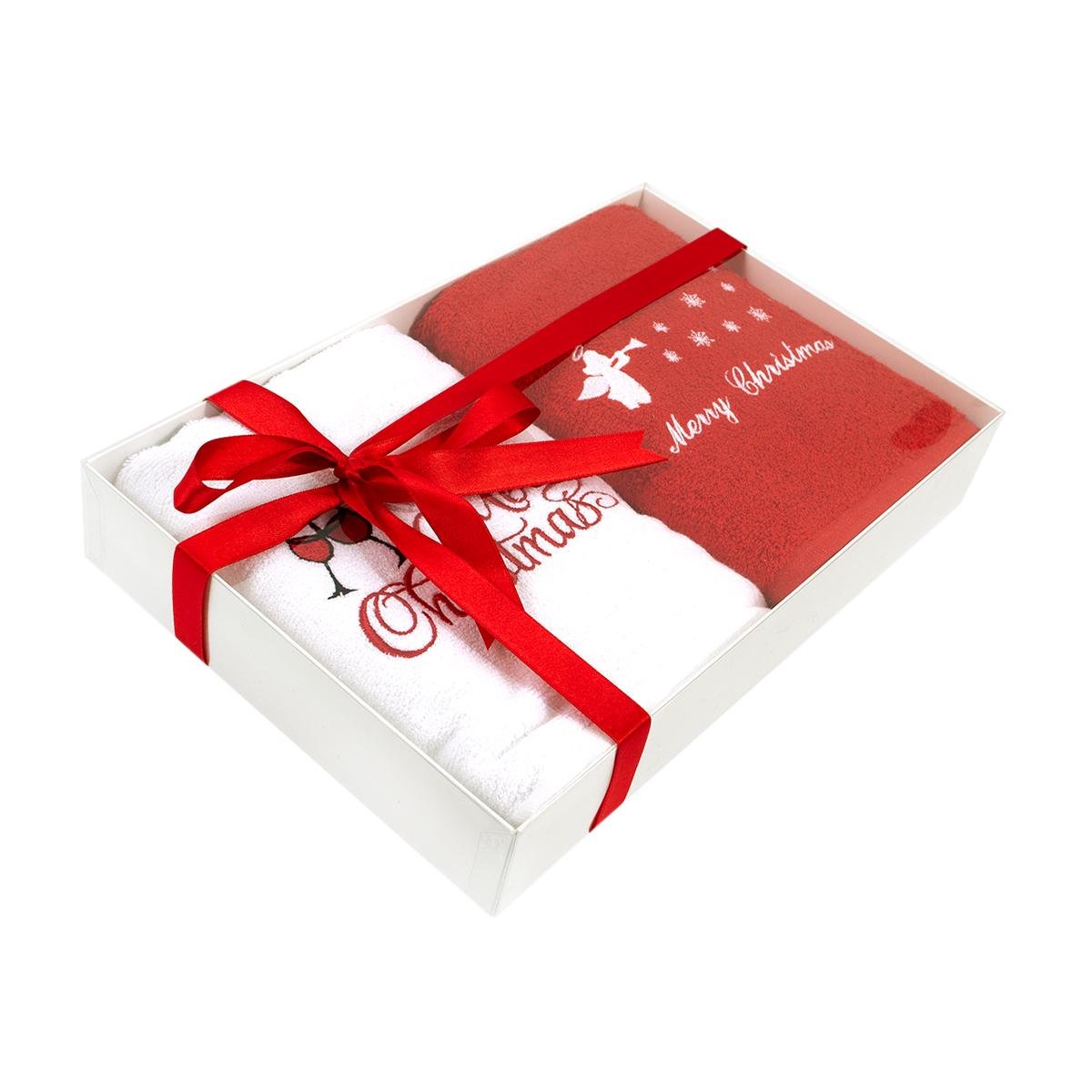 Рушники Lotus Home Christmas Wineglass 2 шт. 500 г/кв. м 50х90 см (12915423) - фото 1 Рушники Lotus Home Christmas Wineglass 2 шт. 500 г/кв. м 50х90 см (12915423) - фото 1