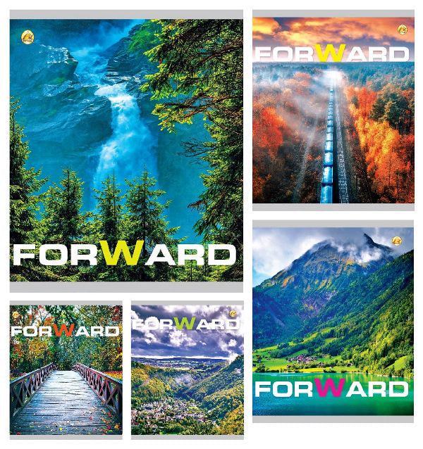 Зошити учнівські Тетрада Природа 48 аркушів клітинка 10 шт. в упаковці