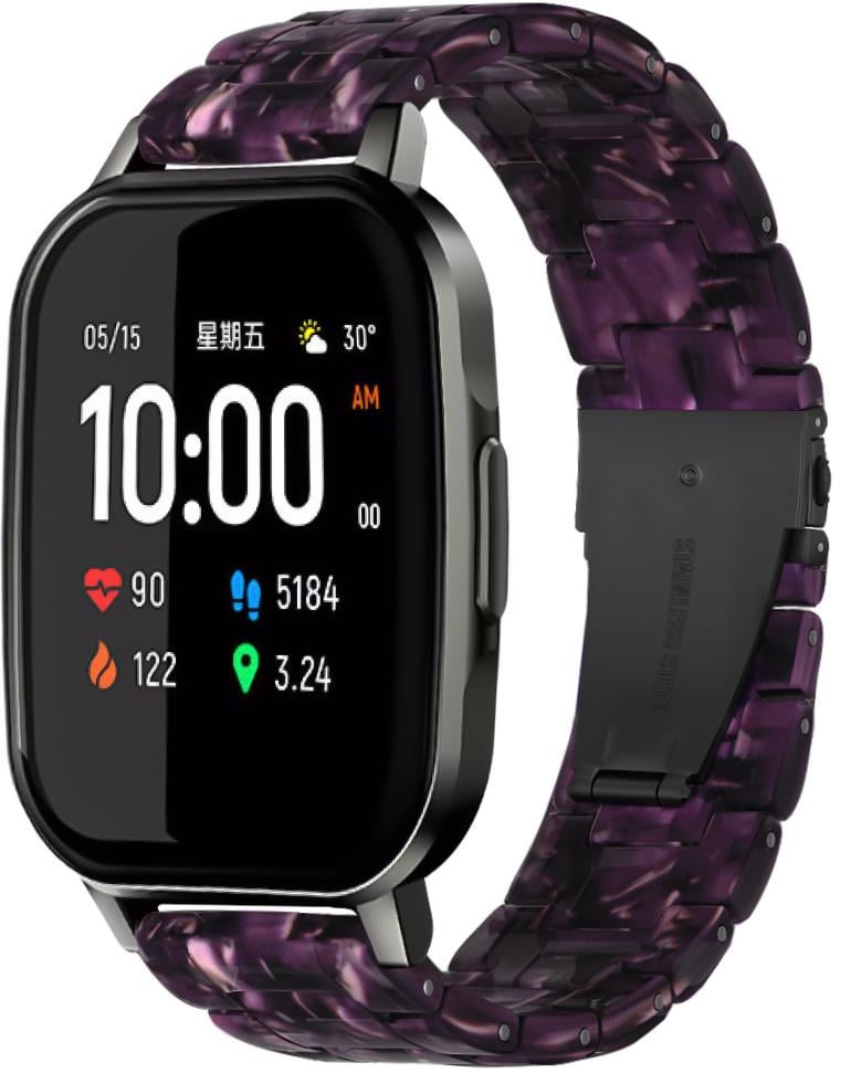 Ремешок из Cмолы Resin для Haylou Smart Watch 2 (LS02) Violet (28818-2F)