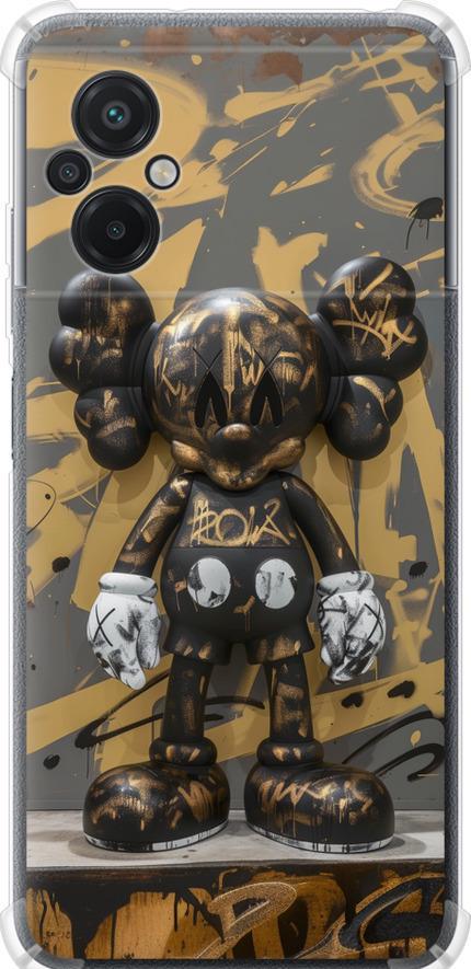Чехол на Xiaomi Poco M5 Bronze kaws (6097sp-2767-42517)