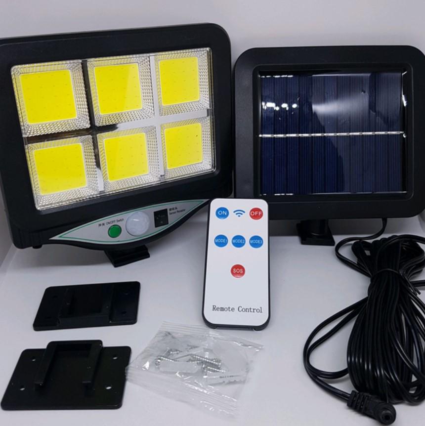 Ліхтар на сонячній батареї вуличний Solar Light BK-128-6 з датчиком руху і пультом (MX-00007259) - фото 6 Ліхтар на сонячній батареї вуличний Solar Light BK-128-6 з датчиком руху і пультом (MX-00007259) - фото 6