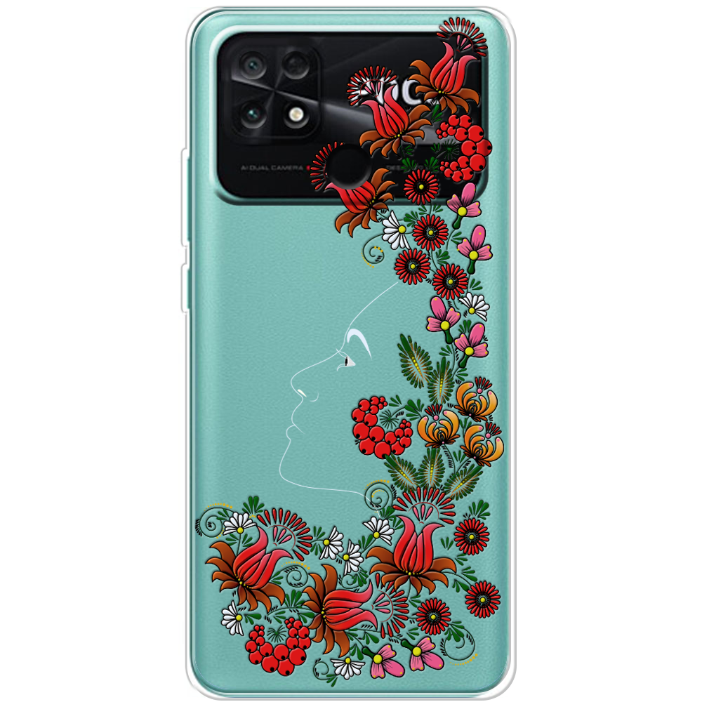 Чехол BoxFace Poco С40 3D Ukrainian Muse Прозрачный силикон (44597-bk64-44597)