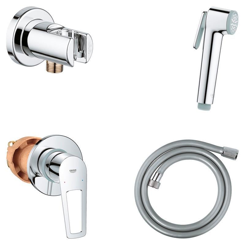 Душ гігієнічний із змішувачем Grohe BauLoop з Tempesta-F Хром (UA11104201)