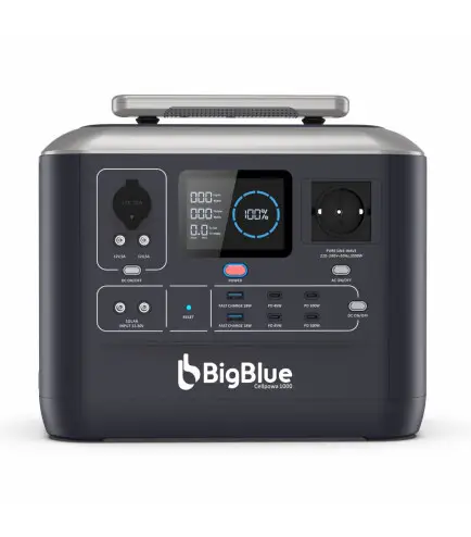 Зарядна станція BigBlue CP1000 LiFePO4 портативна 1000W/1075 Вт/год - фото 2