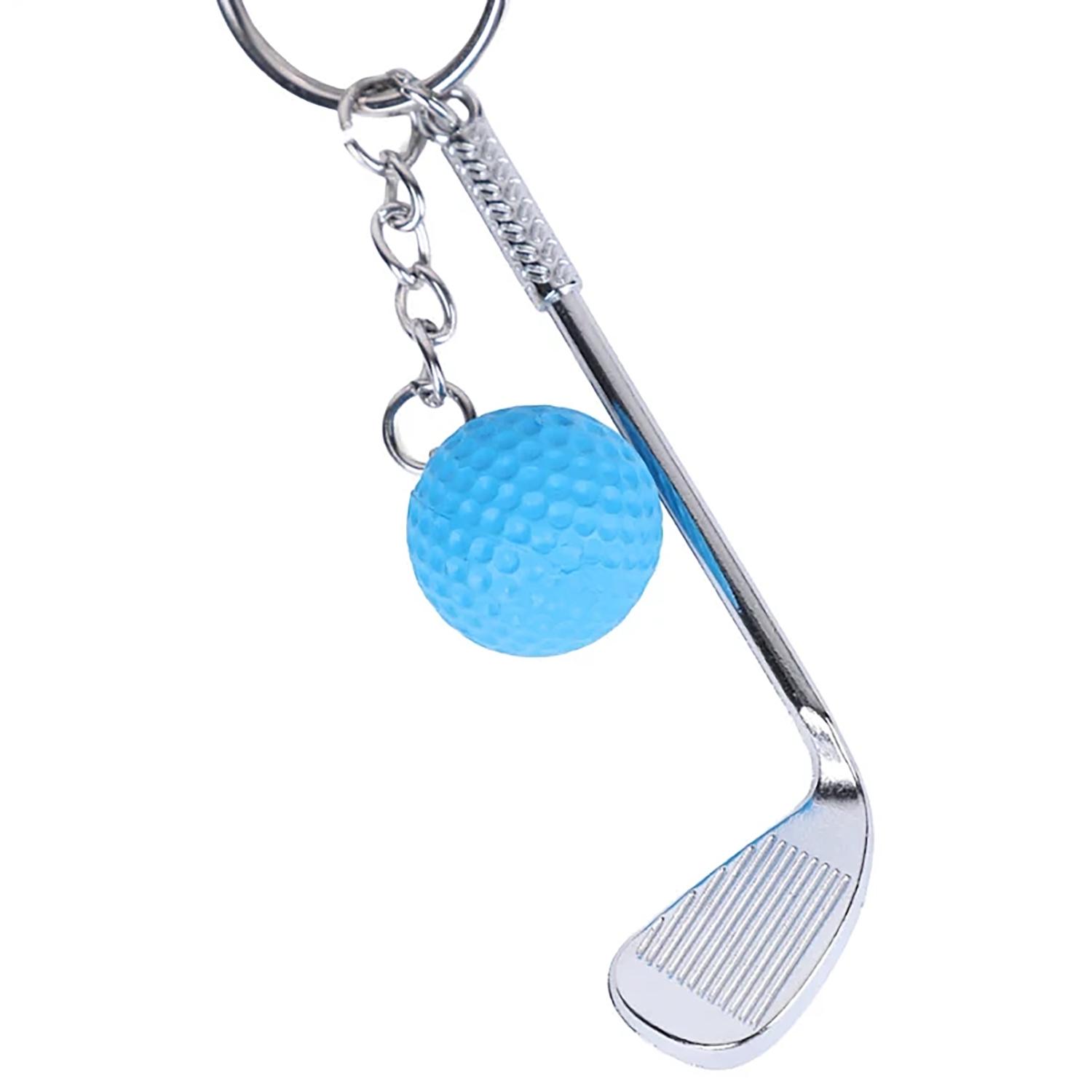 Брелок для ключей Гольф металлический Голубой (99_8_0_1С) - фото 5